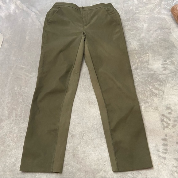Lululemon &go City Trek Cropped Trouser Fatigue Green 4074 - Picture 2 of 10